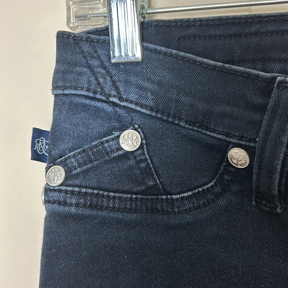 Rock & Republic Kashmere Dark Navy Blue Stretch Straight Leg Pants-Size 10M - Picture 5 of 5